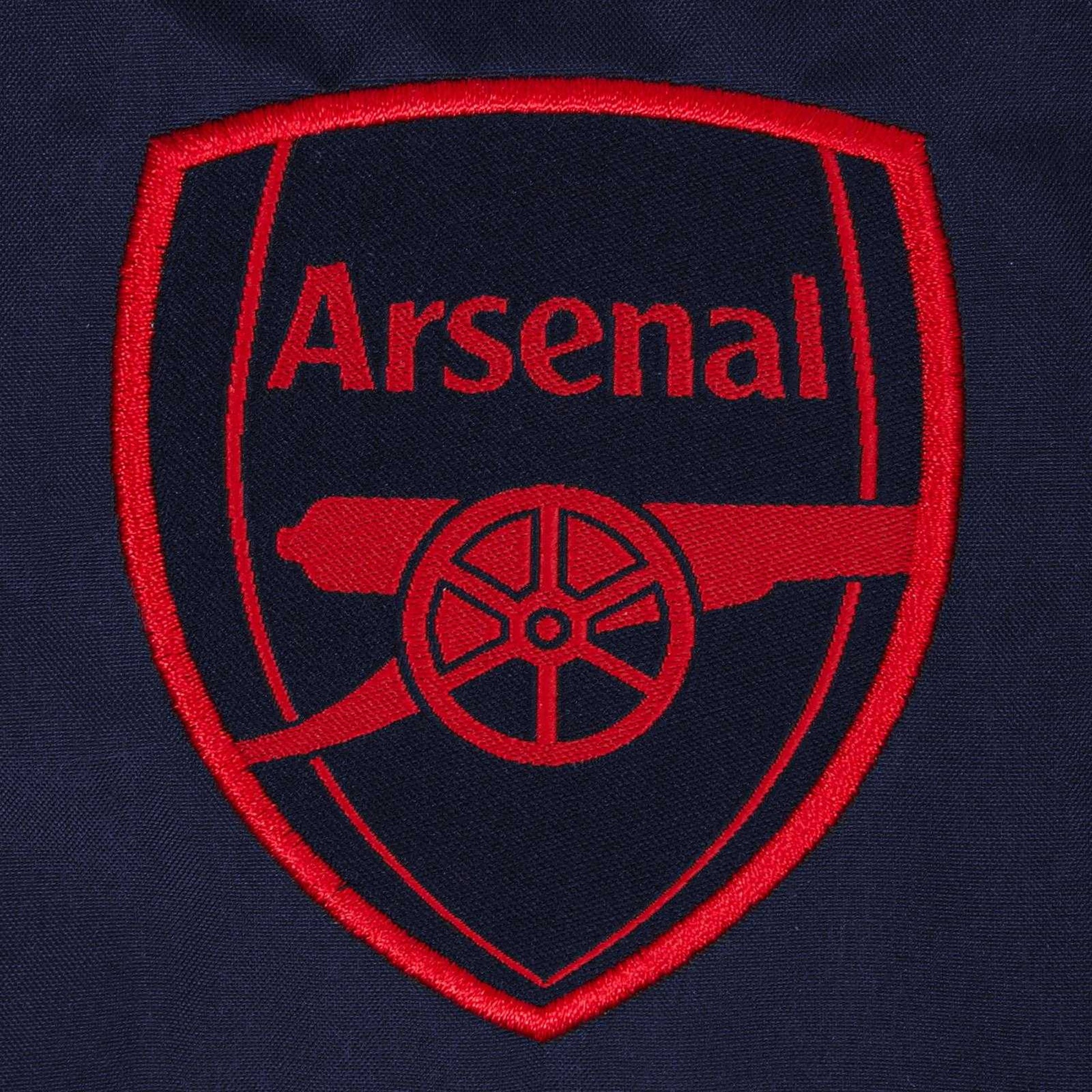 Navy - Side - Arsenal FC Mens Crest Peaked Windbreaker