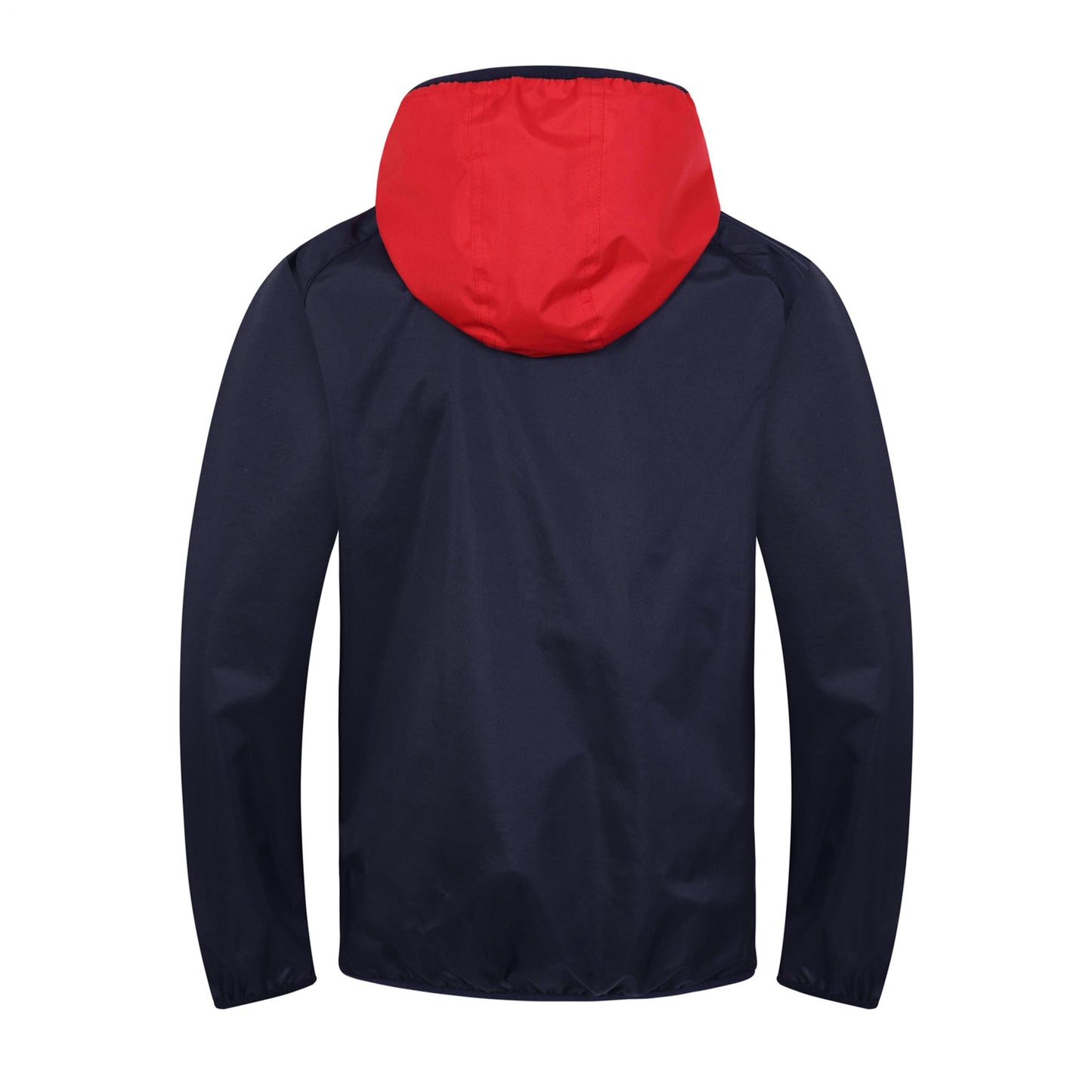 Navy-Red - Back - Arsenal FC Mens Crest Raglan Windbreaker
