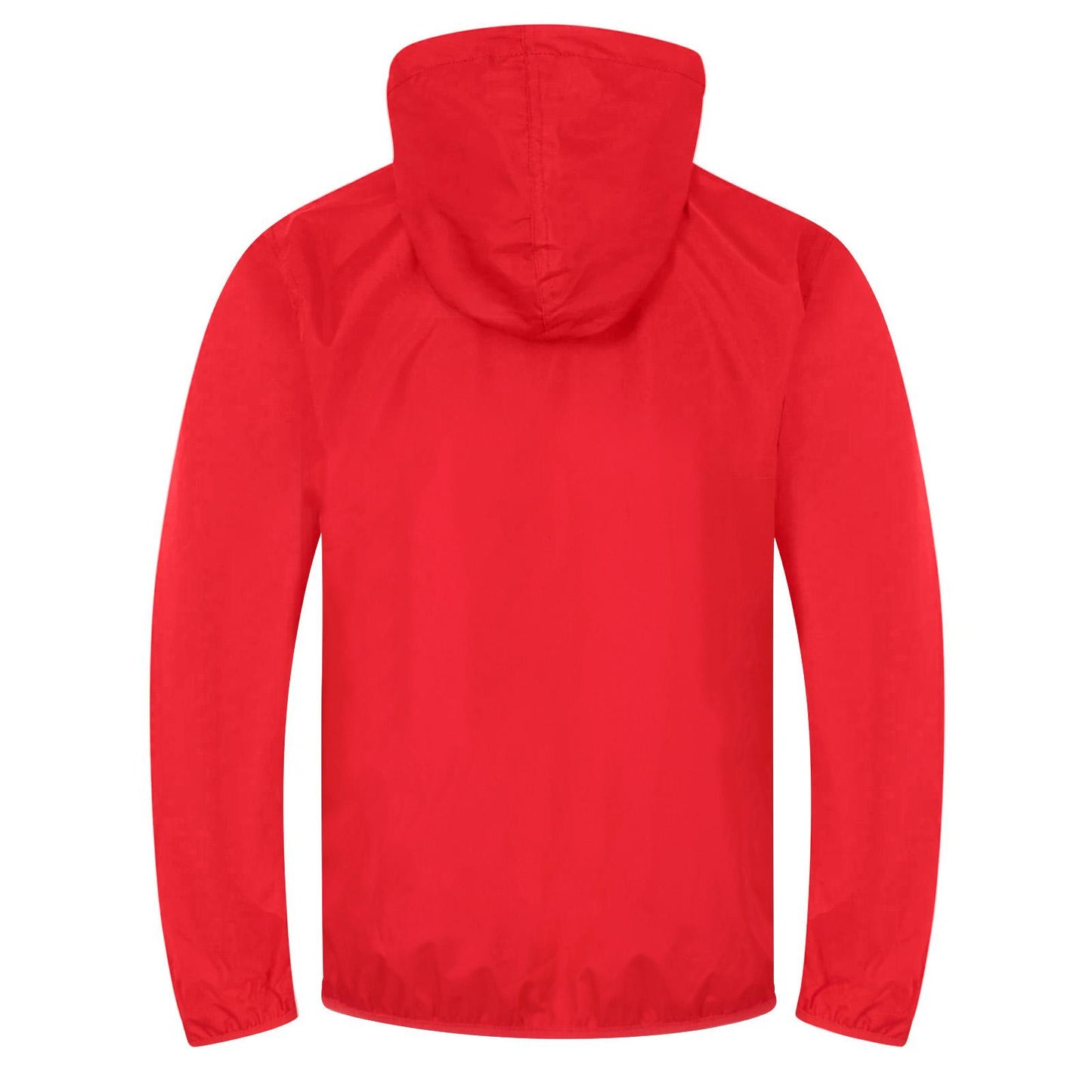 White-Red - Back - Arsenal FC Mens Crest Raglan Windbreaker