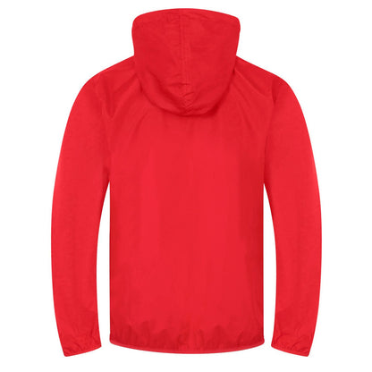 White-Red - Back - Arsenal FC Mens Crest Raglan Windbreaker