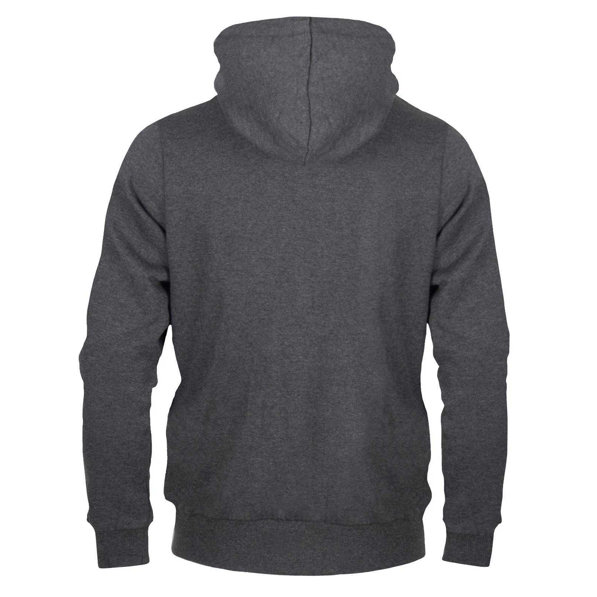 Grey - Back - Arsenal FC Boys Gunners 1886 Full Zip Hoodie