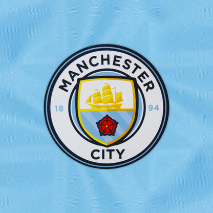 Navy-Sky Blue - Side - Manchester City FC Boys Crest Raglan Windbreak
