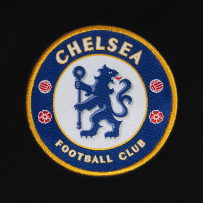 Black - Side - Chelsea FC Mens Crest Quilted Jacket