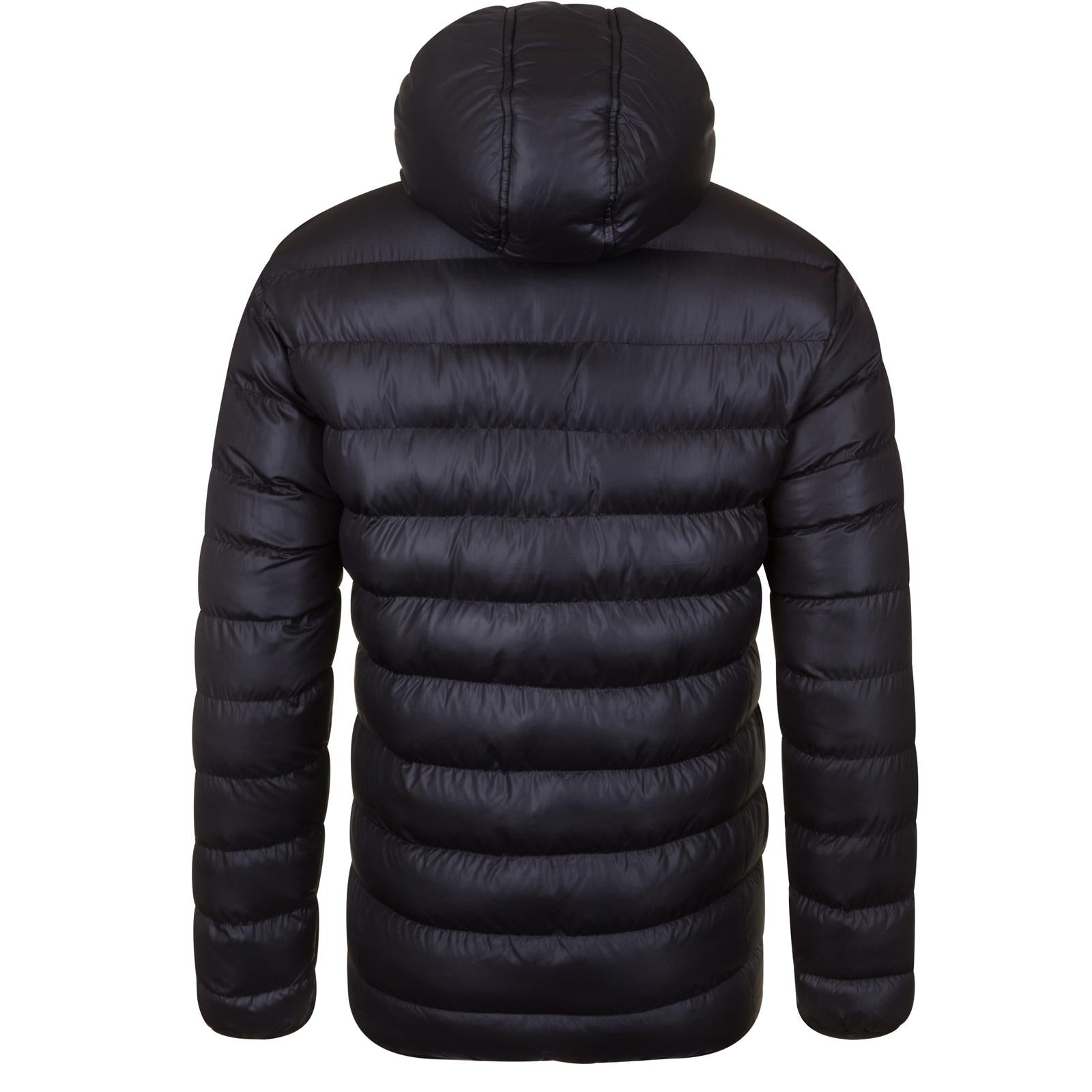 Black - Side - Celtic FC Mens Crest Quilted Jacket