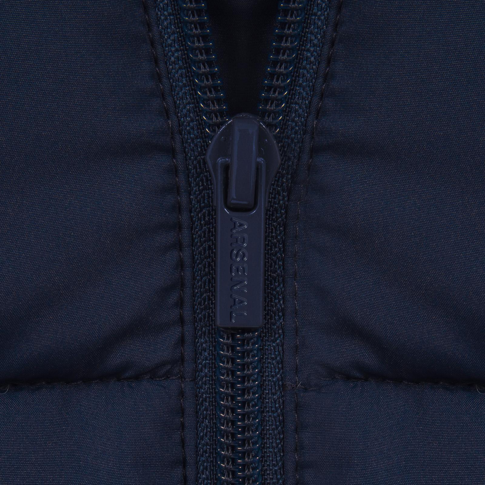 Navy - Lifestyle - Arsenal FC Mens Crest Quilted Jacket