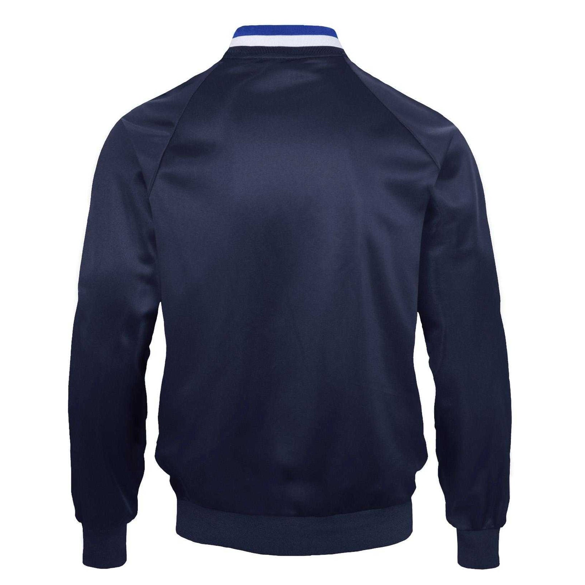 Navy - Back - Chelsea FC Mens Crest Bomber Jacket