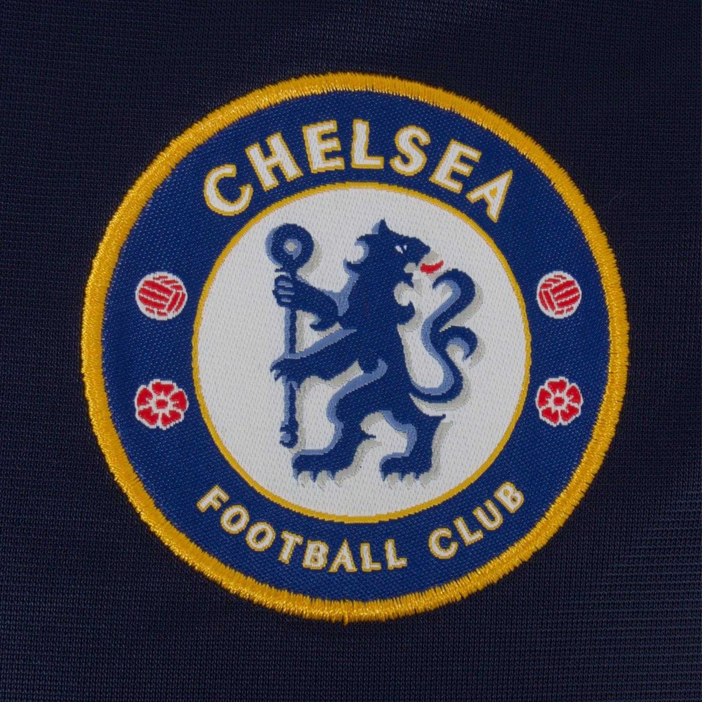 Navy - Side - Chelsea FC Mens Crest Bomber Jacket