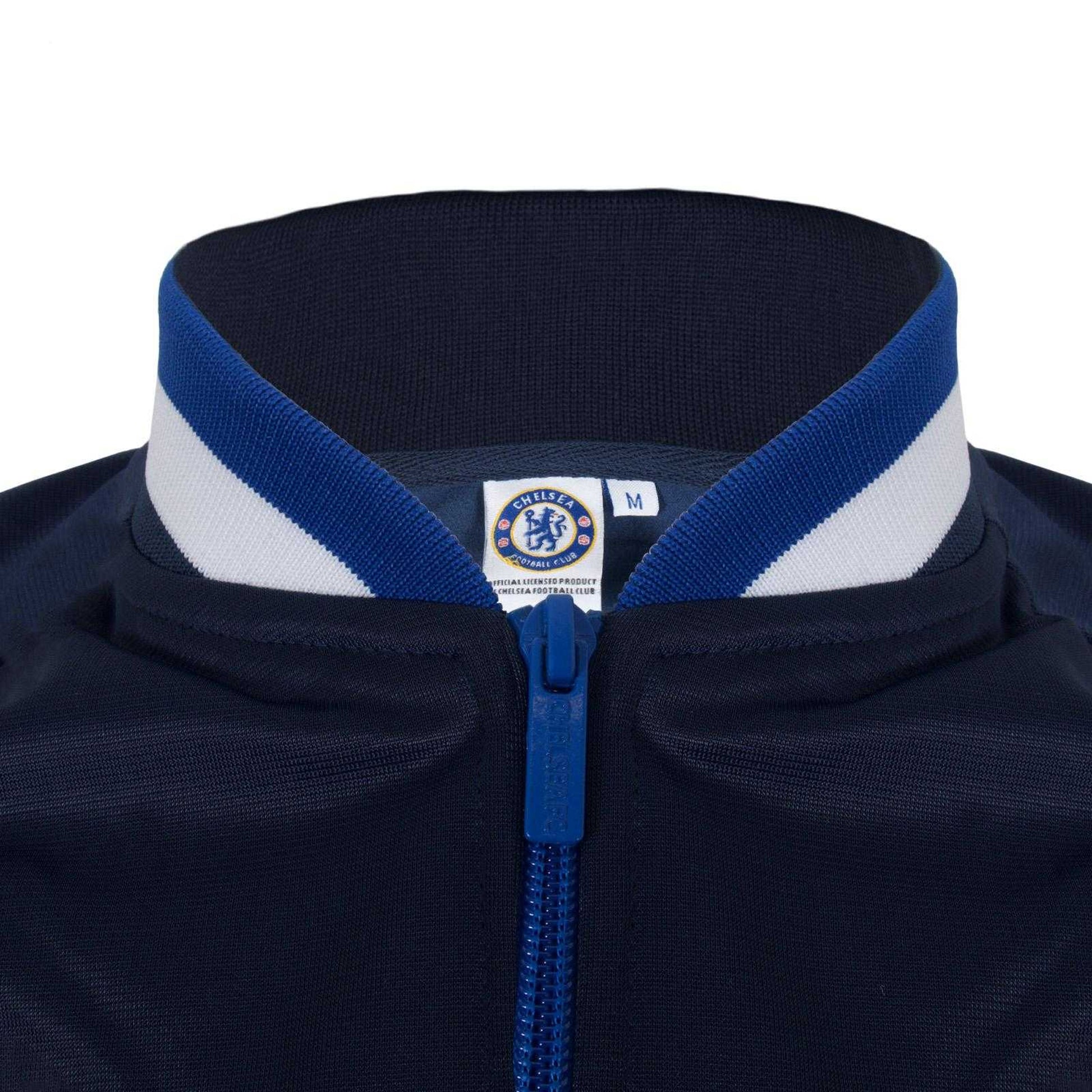 Navy - Lifestyle - Chelsea FC Mens Crest Bomber Jacket