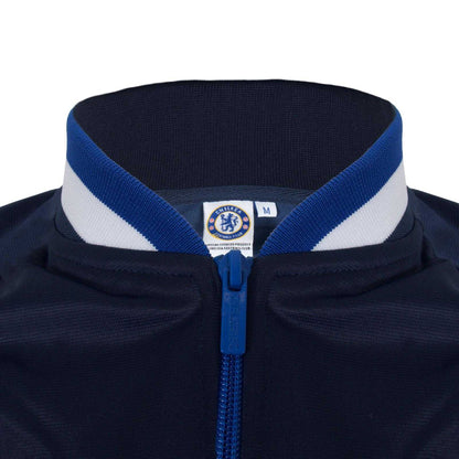 Navy - Lifestyle - Chelsea FC Mens Crest Bomber Jacket