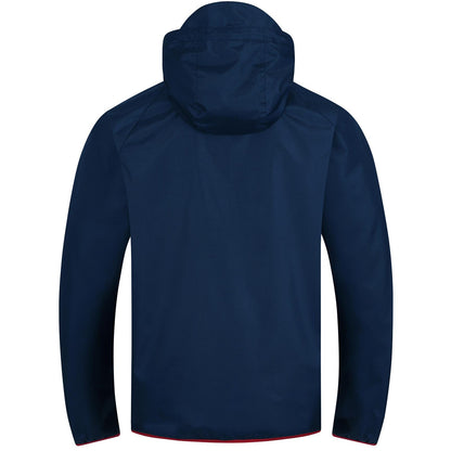 Navy - Close up - West Ham United FC Mens Crest Peaked Windbreaker