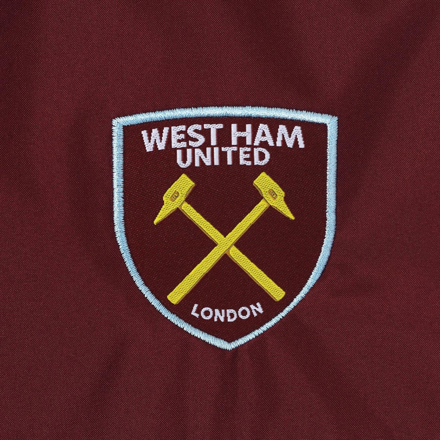 Navy-Claret - Back - West Ham United FC Mens Crest Raglan Windbreaker