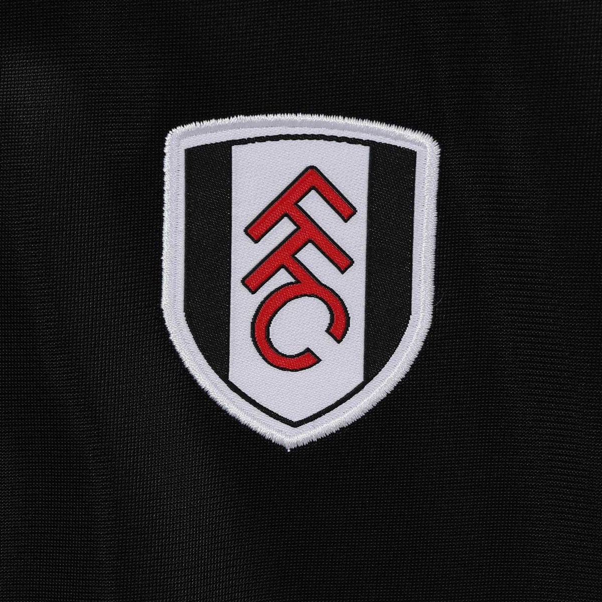 Black - Side - Fulham FC Mens Retro Bomber Jacket