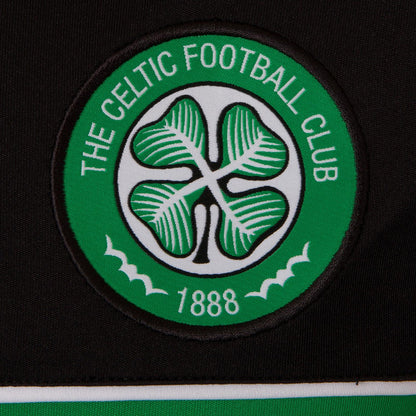 Black-Green - Back - Celtic FC Mens Polyester T-Shirt