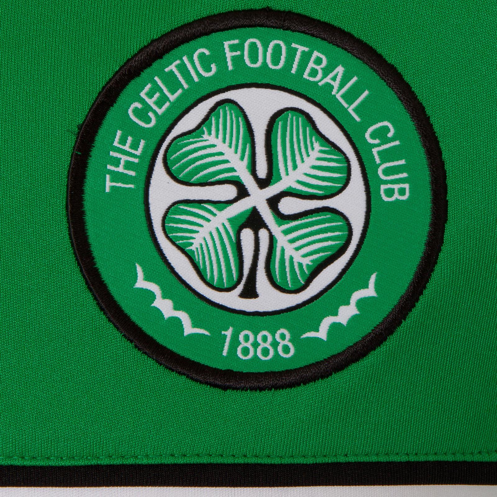 Green-White - Back - Celtic FC Mens Polyester T-Shirt