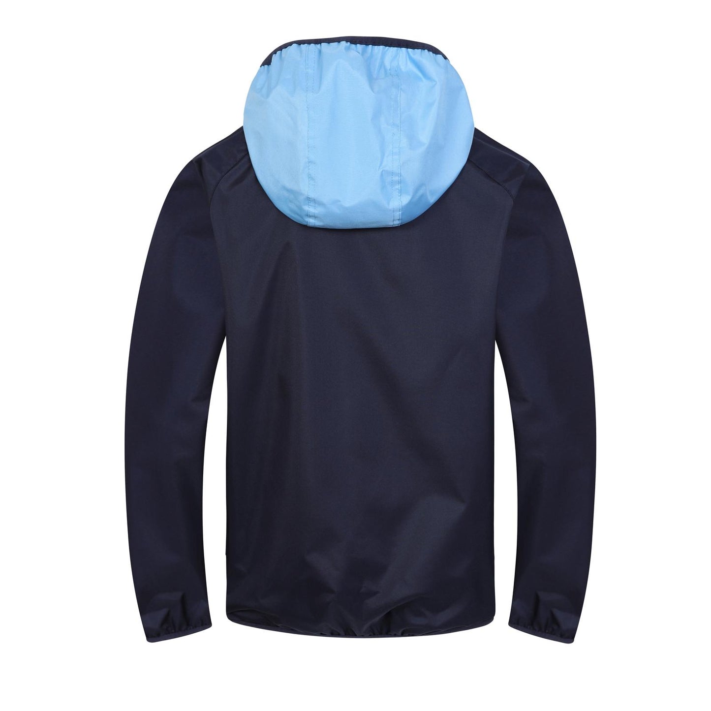Navy-Sky Blue - Back - Manchester City FC Mens Crest Raglan Windbreaker