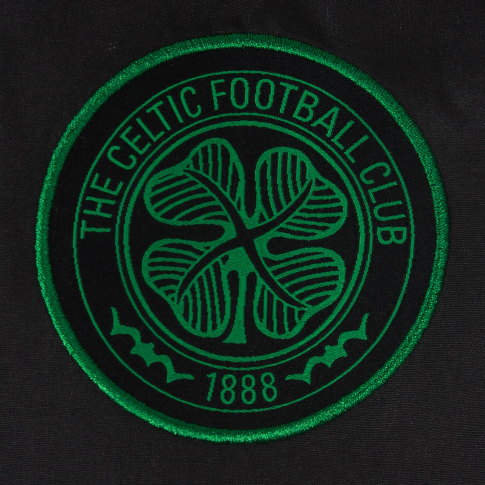Black-Green - Lifestyle - Celtic FC Mens Crest Windbreaker
