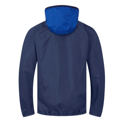 Navy Blue - Back - Scotland Mens Crest Raglan Windbreaker