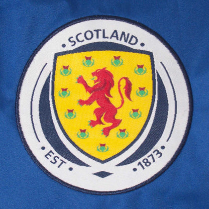 Navy Blue - Side - Scotland FA Boys Crest Raglan Windbreak