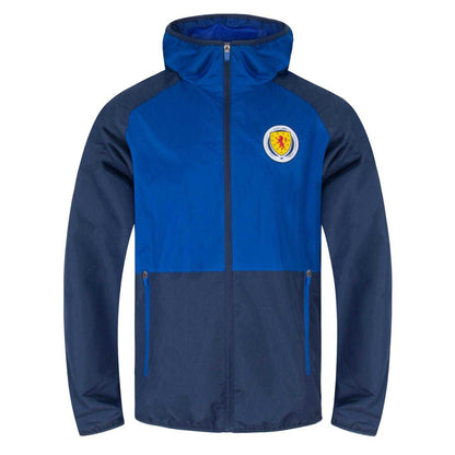 Navy Blue - Front - Scotland FA Boys Crest Raglan Windbreak