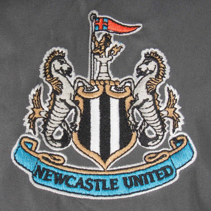 Black-Grey - Side - Newcastle United FC Mens Crest Two Tone Windbreaker