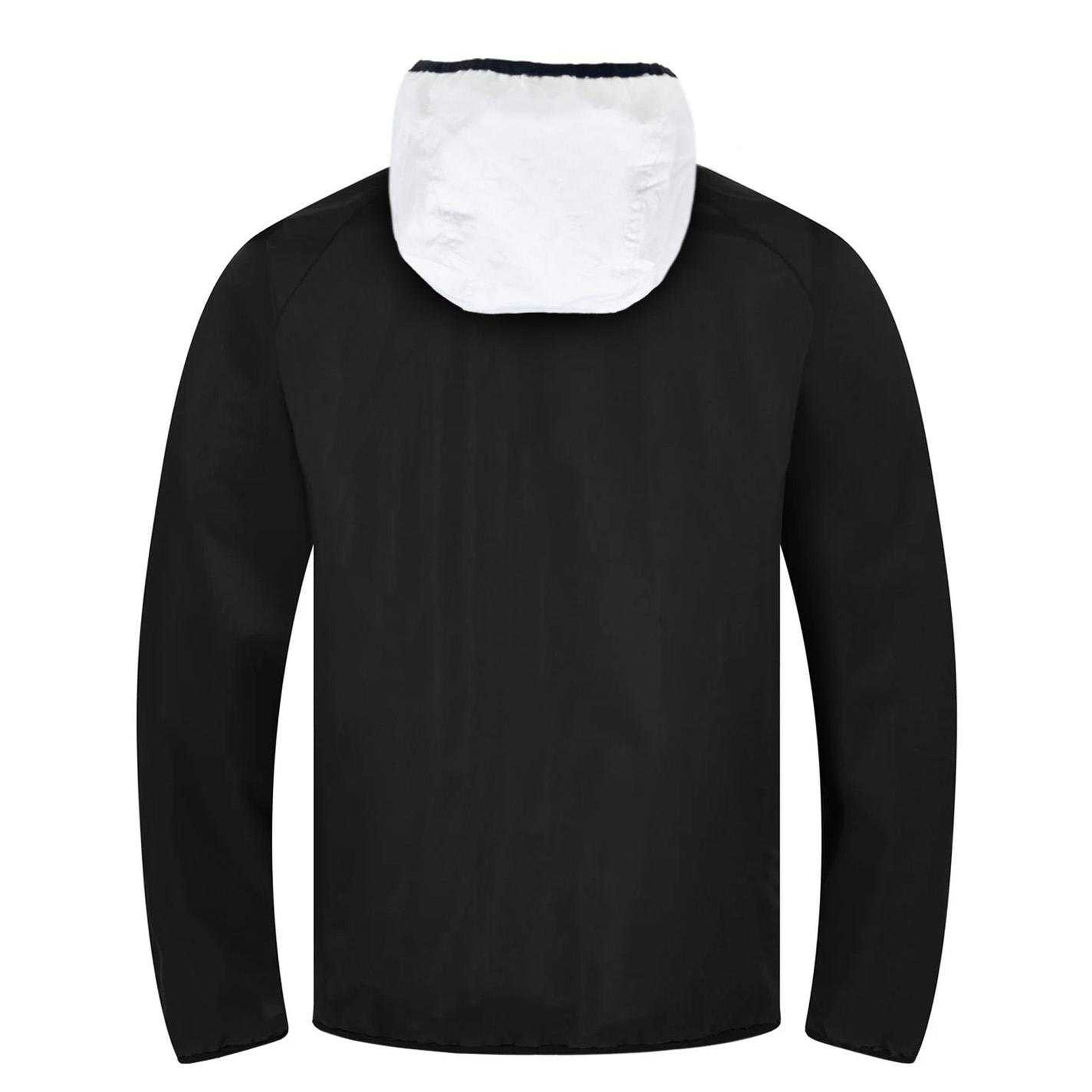 Black-White - Back - Newcastle United FC Mens Crest Two Tone Windbreaker