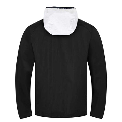 Black-White - Back - Newcastle United FC Mens Crest Two Tone Windbreaker