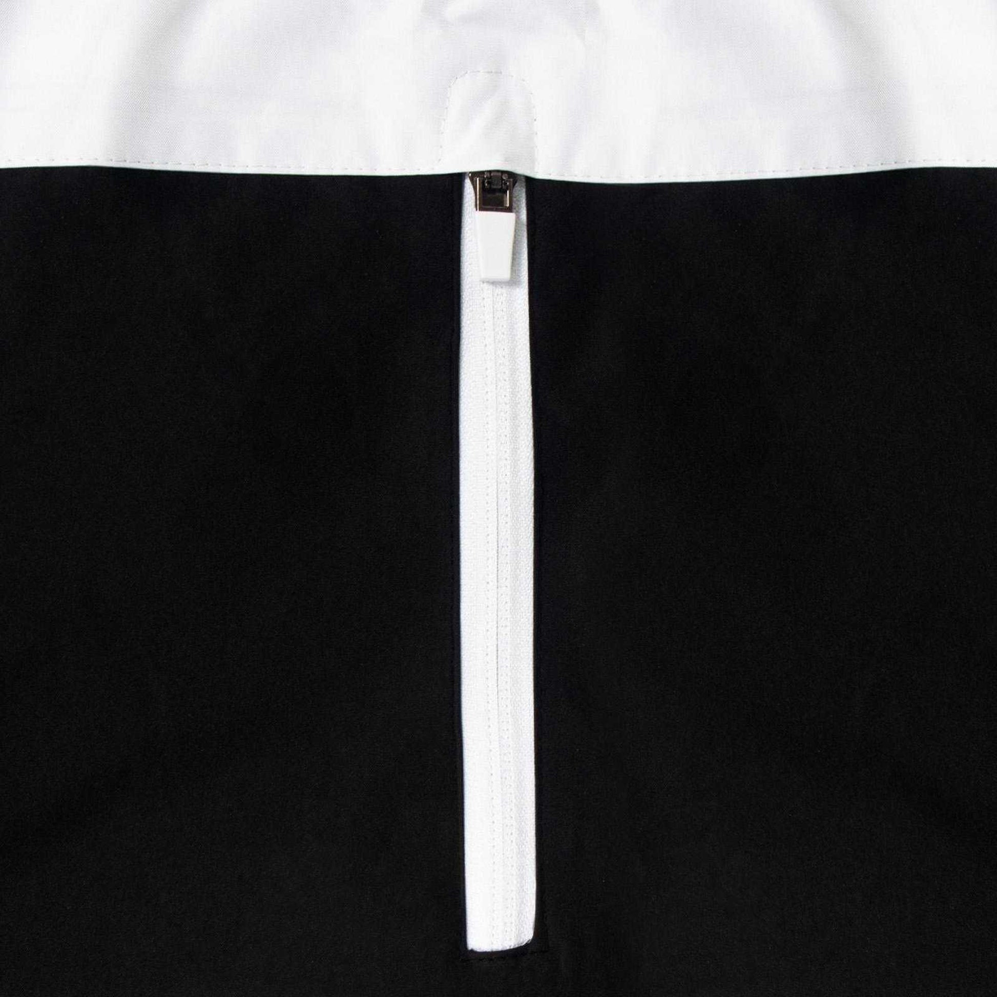 Black-White - Lifestyle - Newcastle United FC Mens Crest Two Tone Windbreaker