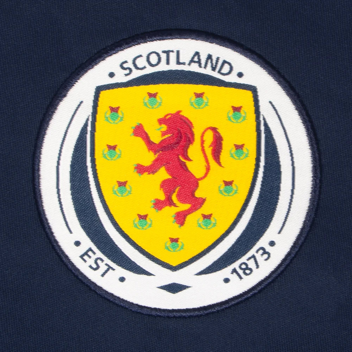 Navy Blue - Side - Scottish FA Mens McGinn 7 Polyester T-Shirt