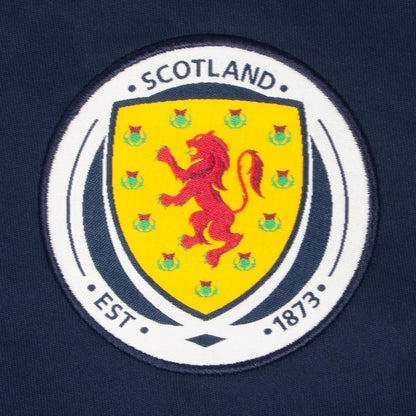 Navy Blue - Side - Scottish FA Mens McGinn 7 Polyester T-Shirt