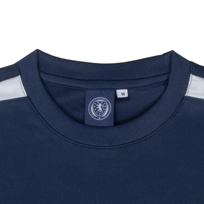Navy Blue - Lifestyle - Scottish FA Mens McGinn 7 Polyester T-Shirt