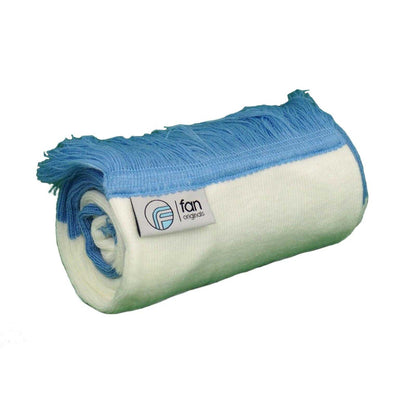 Sky Blue-White - Back - Fan Originals Manchester Retro Bar Scarf