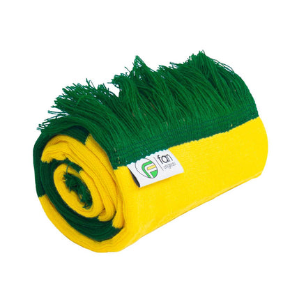 Yellow-Green - Lifestyle - Fan Originals Norwich Retro Bar Scarf