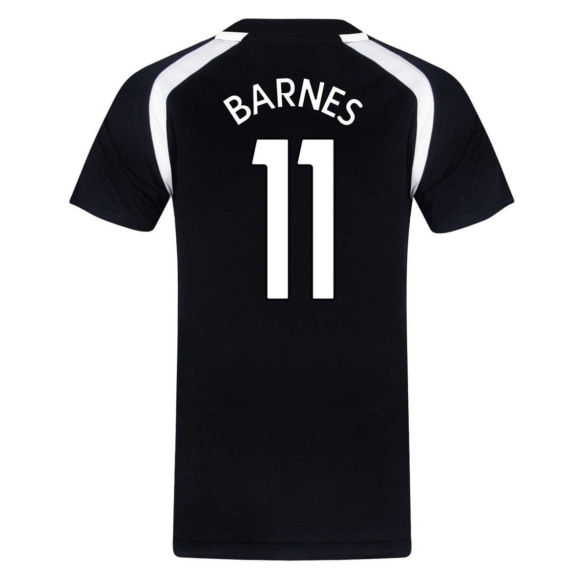 Black - Back - Newcastle United FC Boys Barnes 11 Polyester T-Shirt