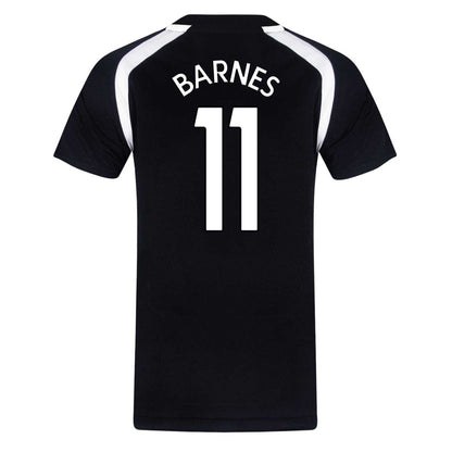 Black - Back - Newcastle United FC Boys Barnes 11 Polyester T-Shirt