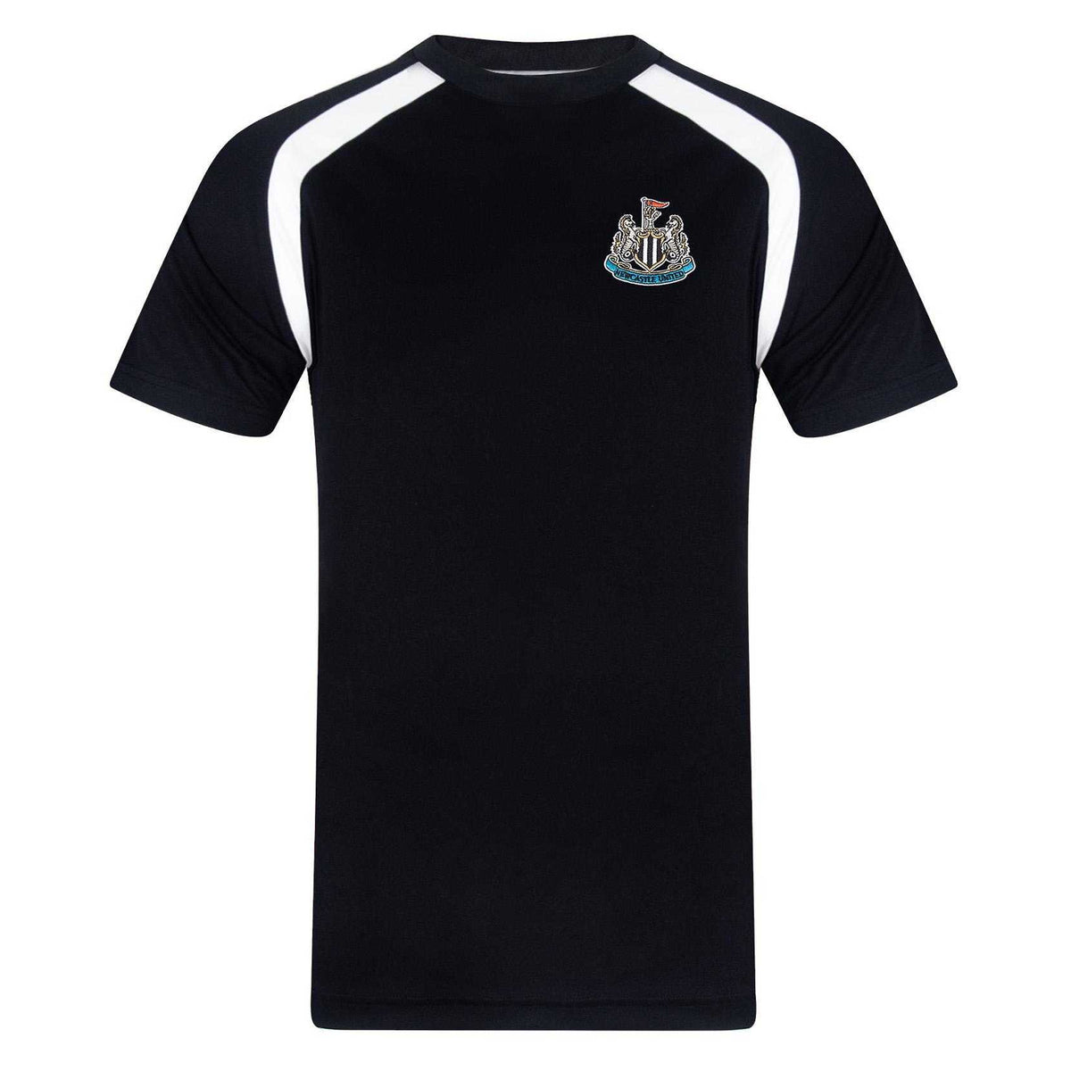 Black - Front - Newcastle United FC Boys Barnes 11 Polyester T-Shirt