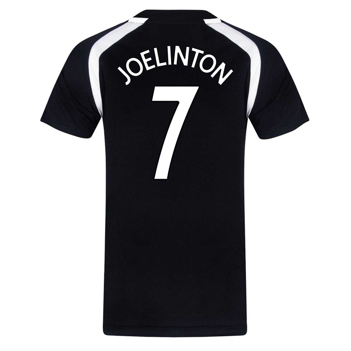 Black - Back - Newcastle United FC Boys Joelinton 7 Polyester T-Shirt