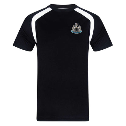 Black - Front - Newcastle United FC Boys Joelinton 7 Polyester T-Shirt