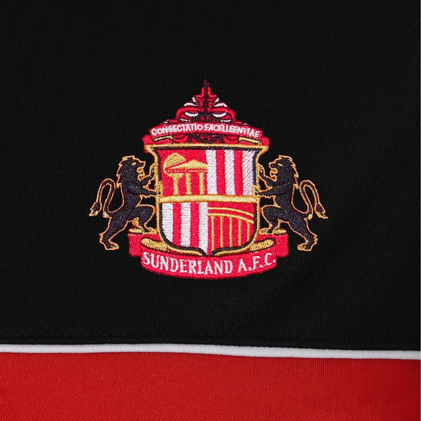 Black - Back - Sunderland AFC Mens Football Polyester T-Shirt