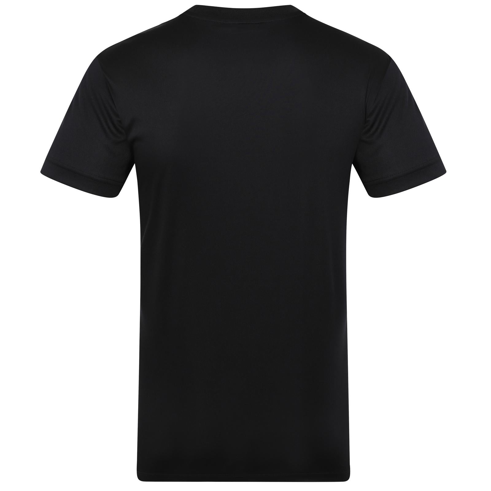 Black - Side - Sunderland AFC Mens Football Polyester T-Shirt