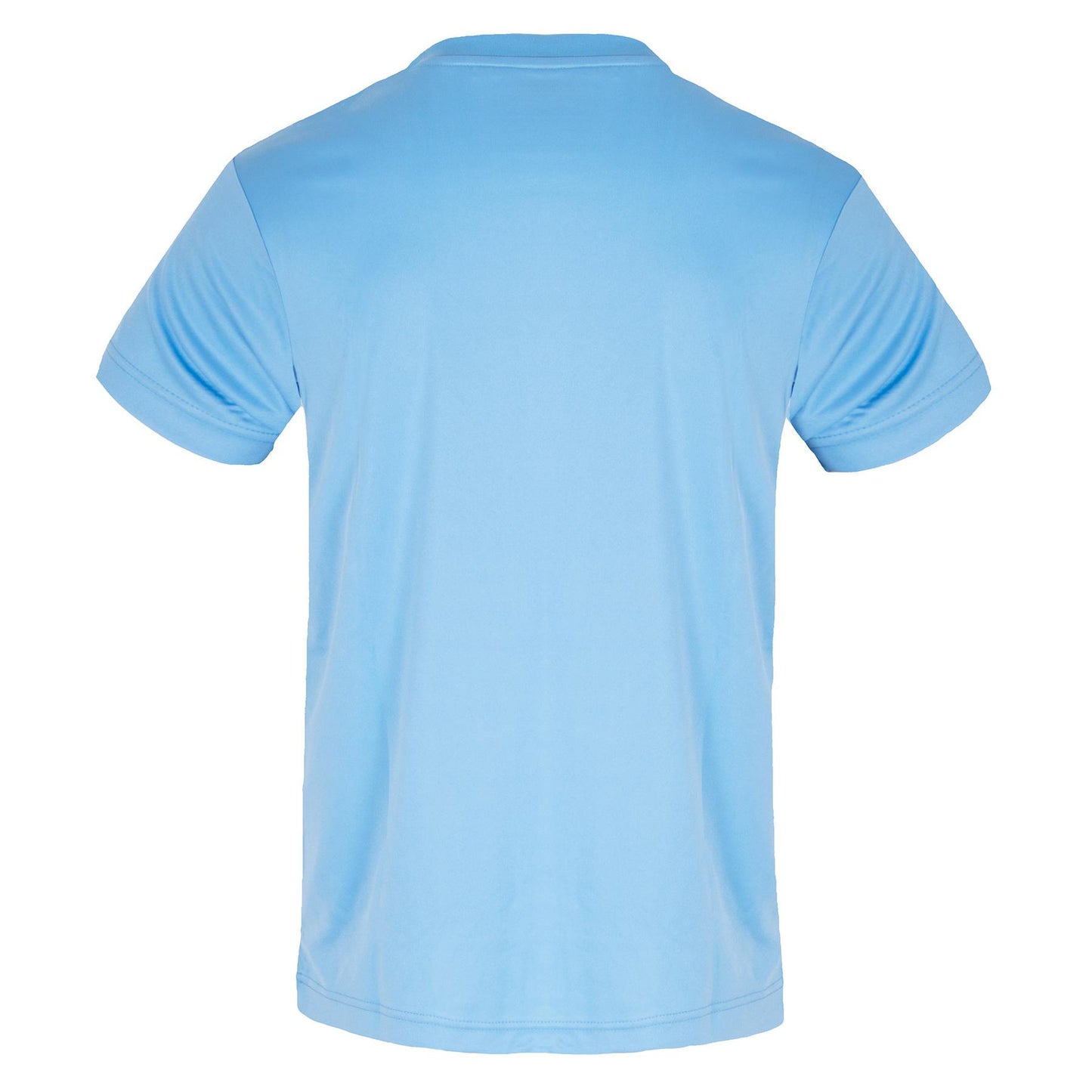 Sky Blue - Back - Manchester City FC Mens Crest Polyester T-Shirt