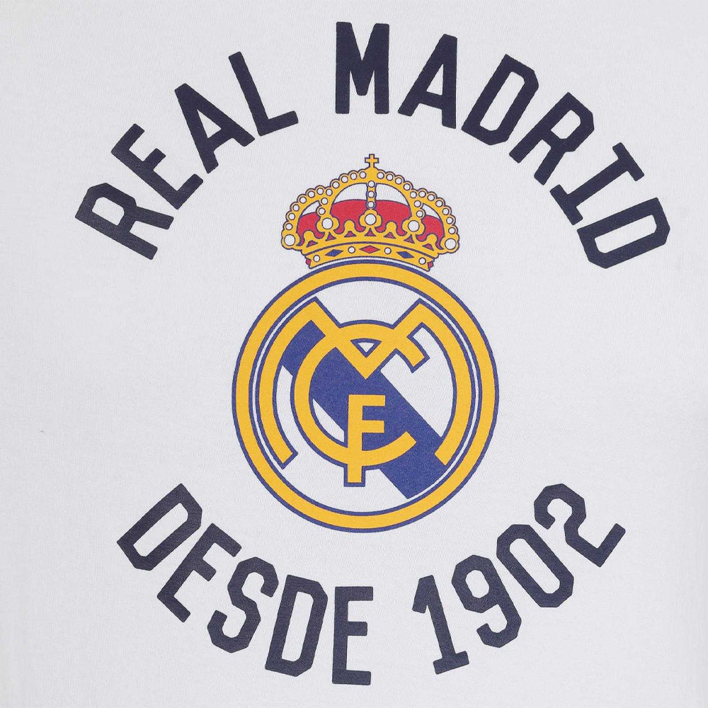 White - Side - Real Madrid CF Mens Graphic T-Shirt