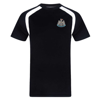Black - Front - Newcastle United FC Mens Elanga 20 Polyester T-Shirt