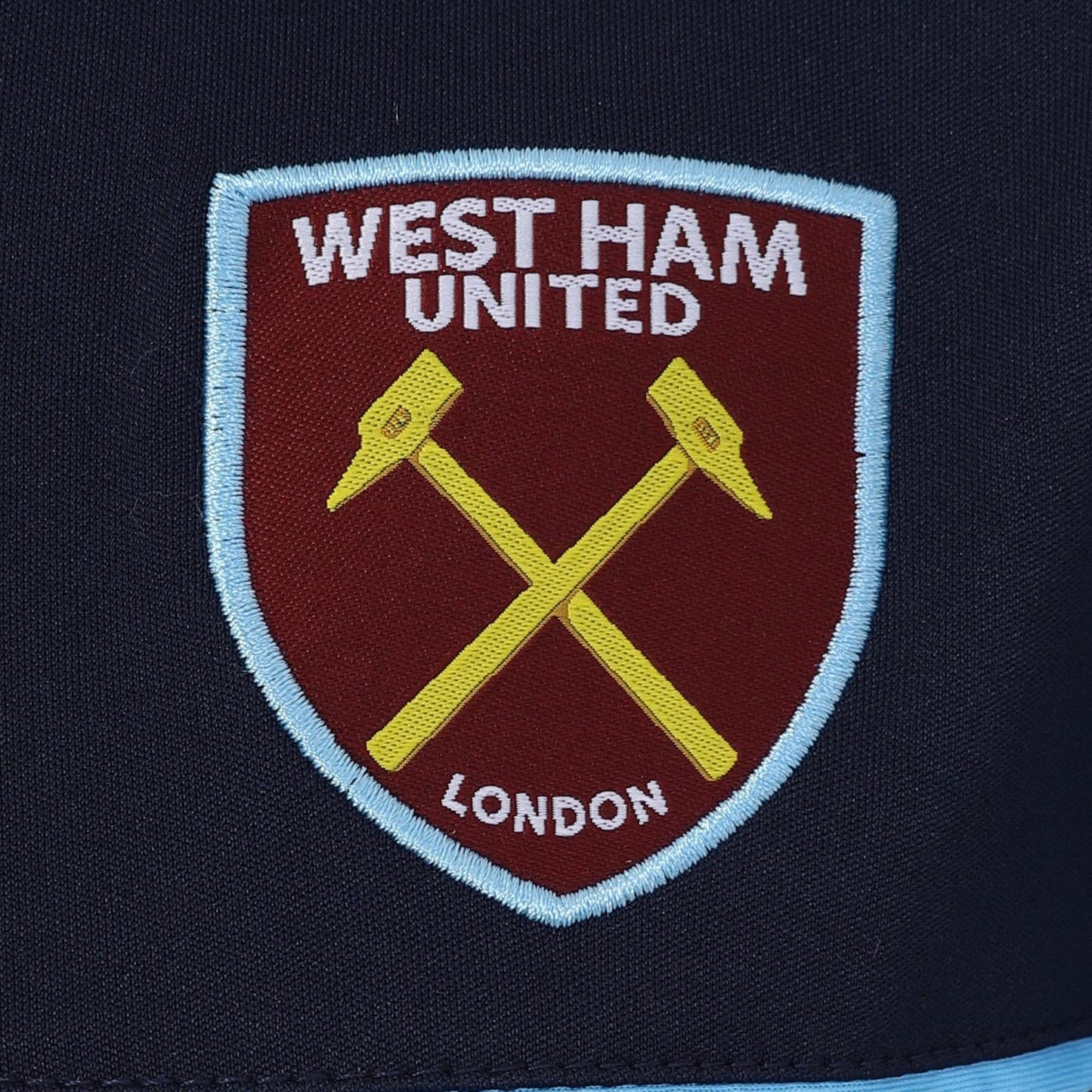 Navy Blue - Back - West Ham United FC Boys Polyester T-Shirt