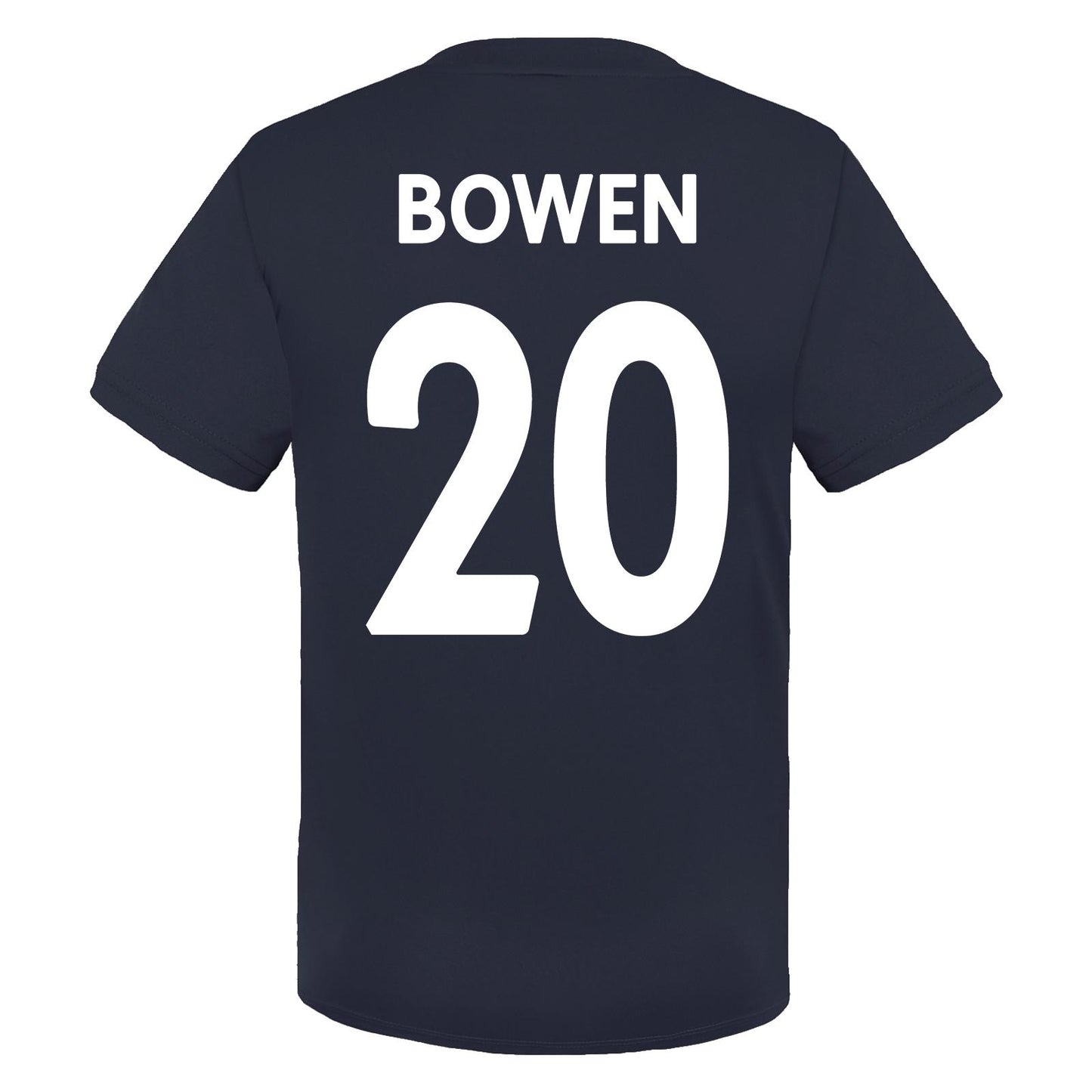 Navy - Front - West Ham United FC Boys Bowen 20 Polyester T-Shirt