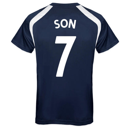 Navy - Front - Tottenham Hotspur FC Boys Son 7 T-Shirt