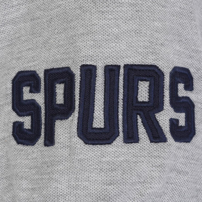 Navy - Pack Shot - Tottenham Hotspur FC Mens Contrast Polo Shirt