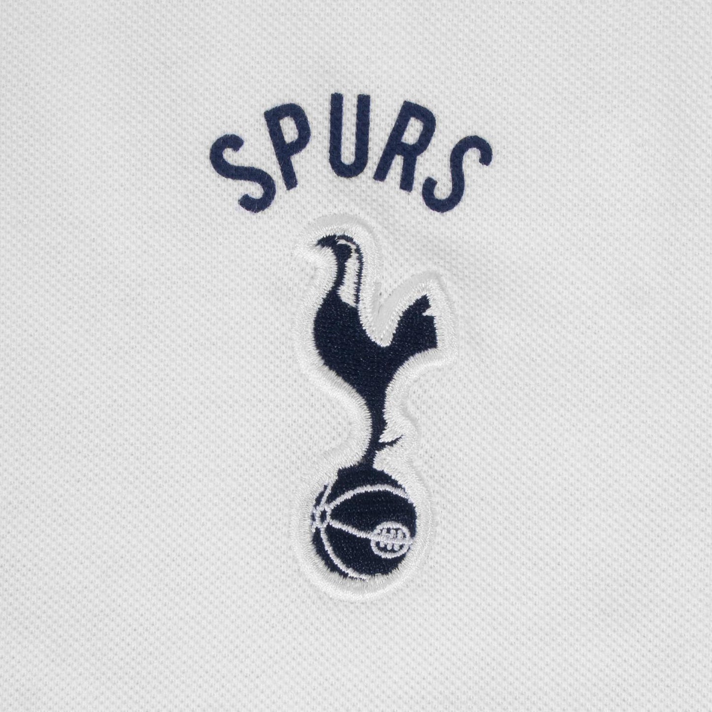 White - Side - Tottenham Hotspur FC Mens Polo Shirt