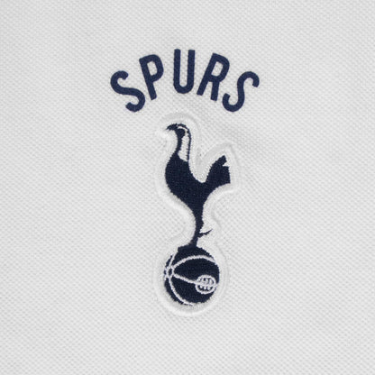 White - Side - Tottenham Hotspur FC Mens Polo Shirt