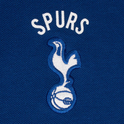 Marine - Side - Tottenham Hotspur FC Mens Crest Polo Shirt