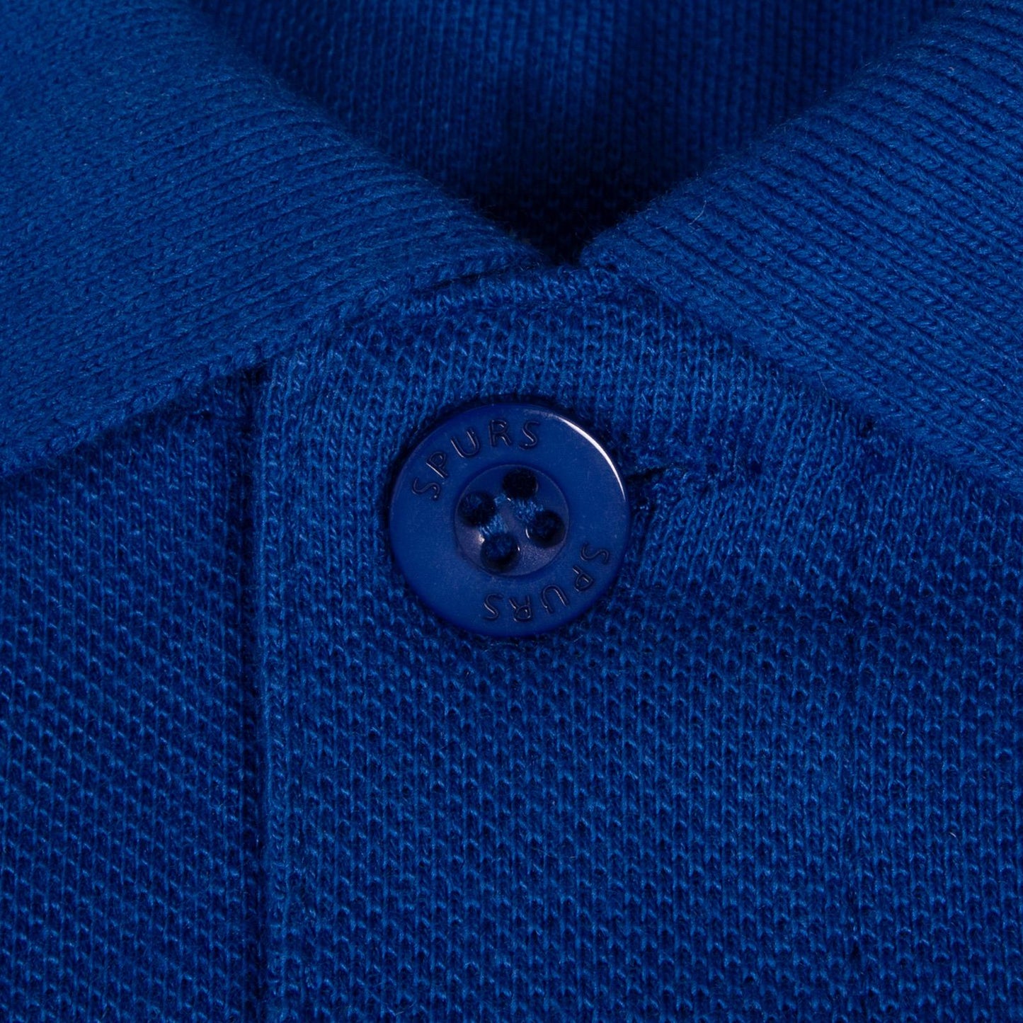 Marine - Close up - Tottenham Hotspur FC Mens Crest Polo Shirt
